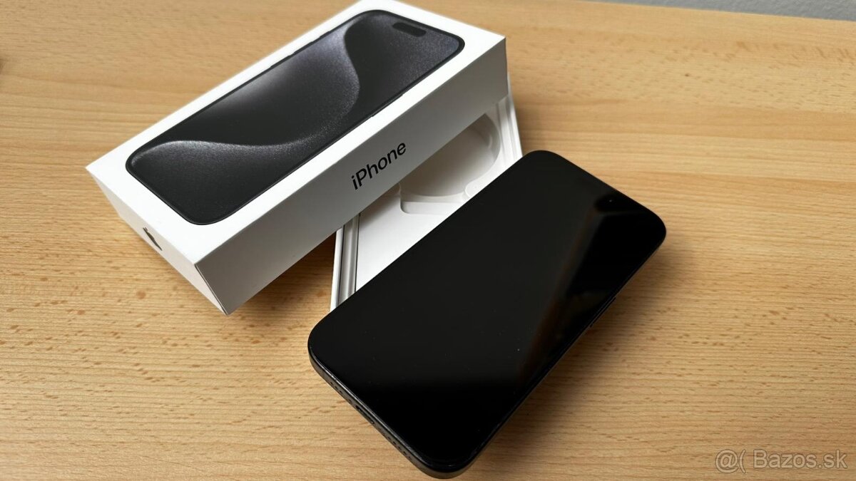 iPhone 15 pro 128GB black
