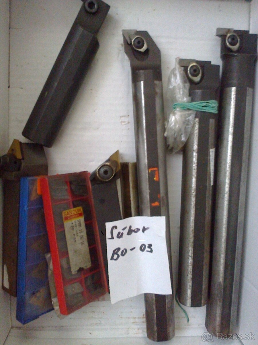 Sústružnícke nože na veľký sústruh--