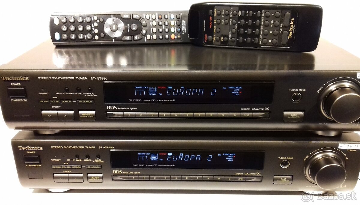 ClassAA = spickovy tuner TECHNICS ST-GT550 + RDS, AT31, AT14