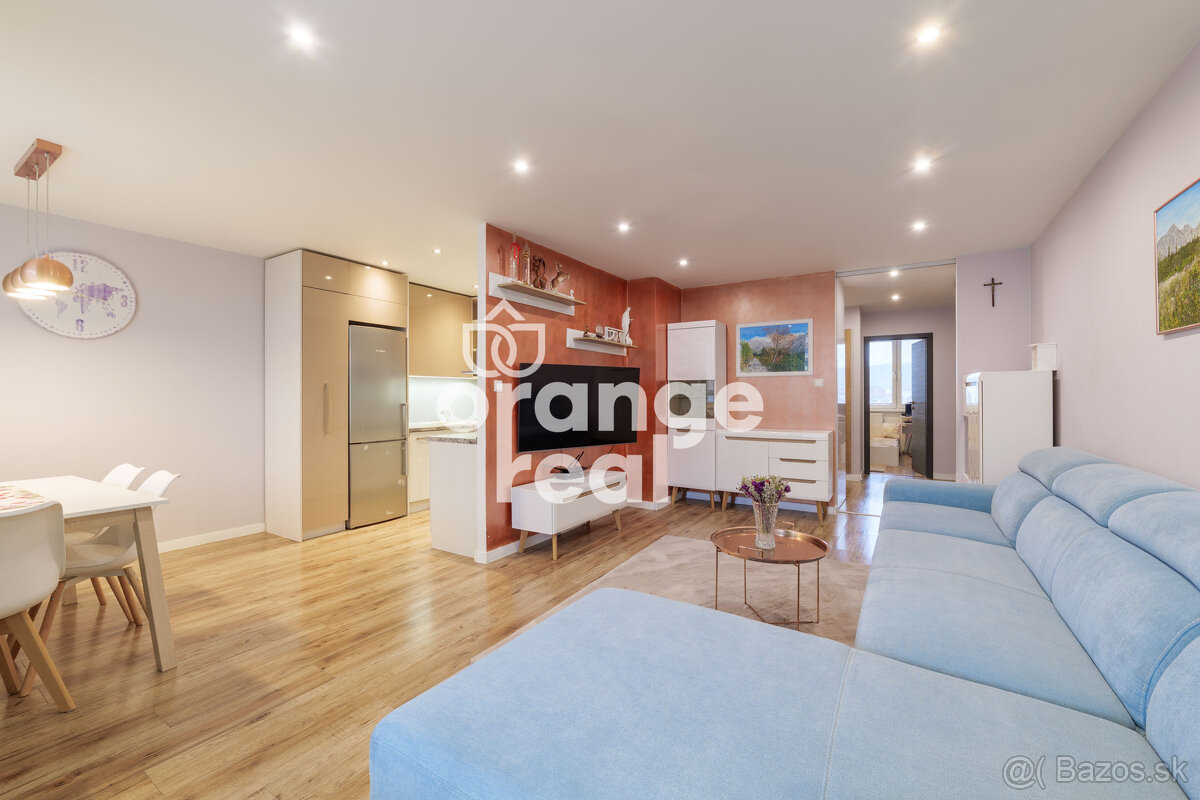 Zariadený 3-izbový byt pri Auparku po kompletnej rekonštrukc