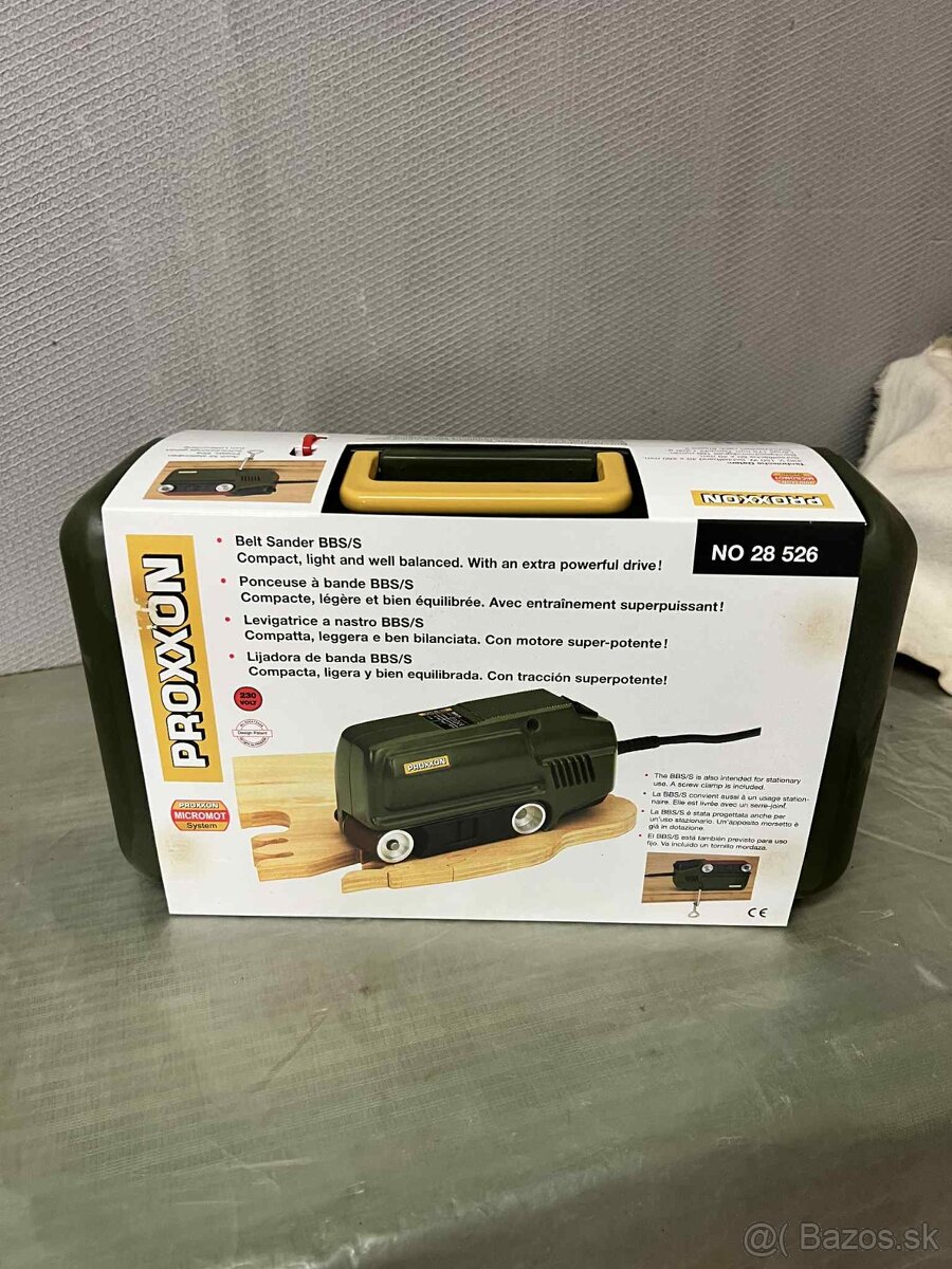 Predám novú pásovú brúsku Proxxon BBS/S