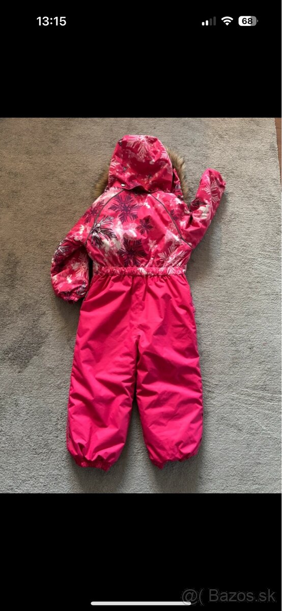 Dievčenský zimný overal HUPPA 110 cm
