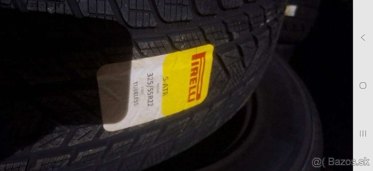 3x nve zimne pneu 325/55r2 humer h2
