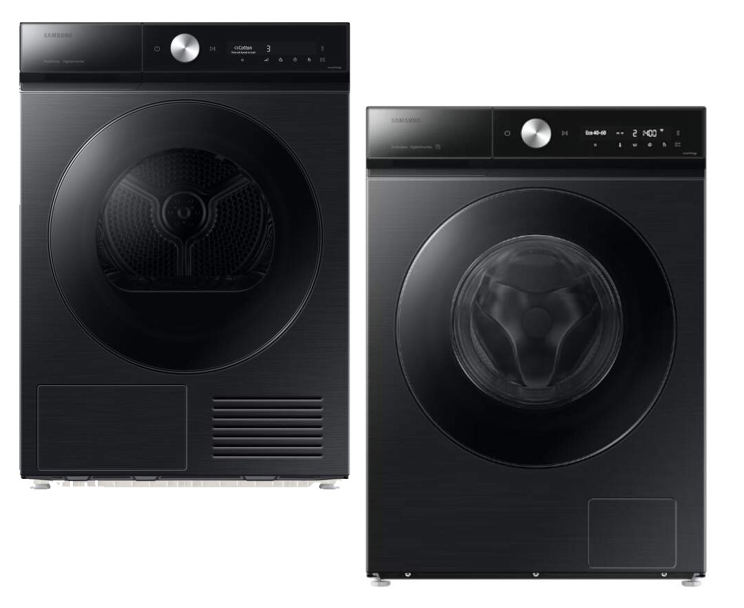 Komplet pracka+susicka Samsung cierna