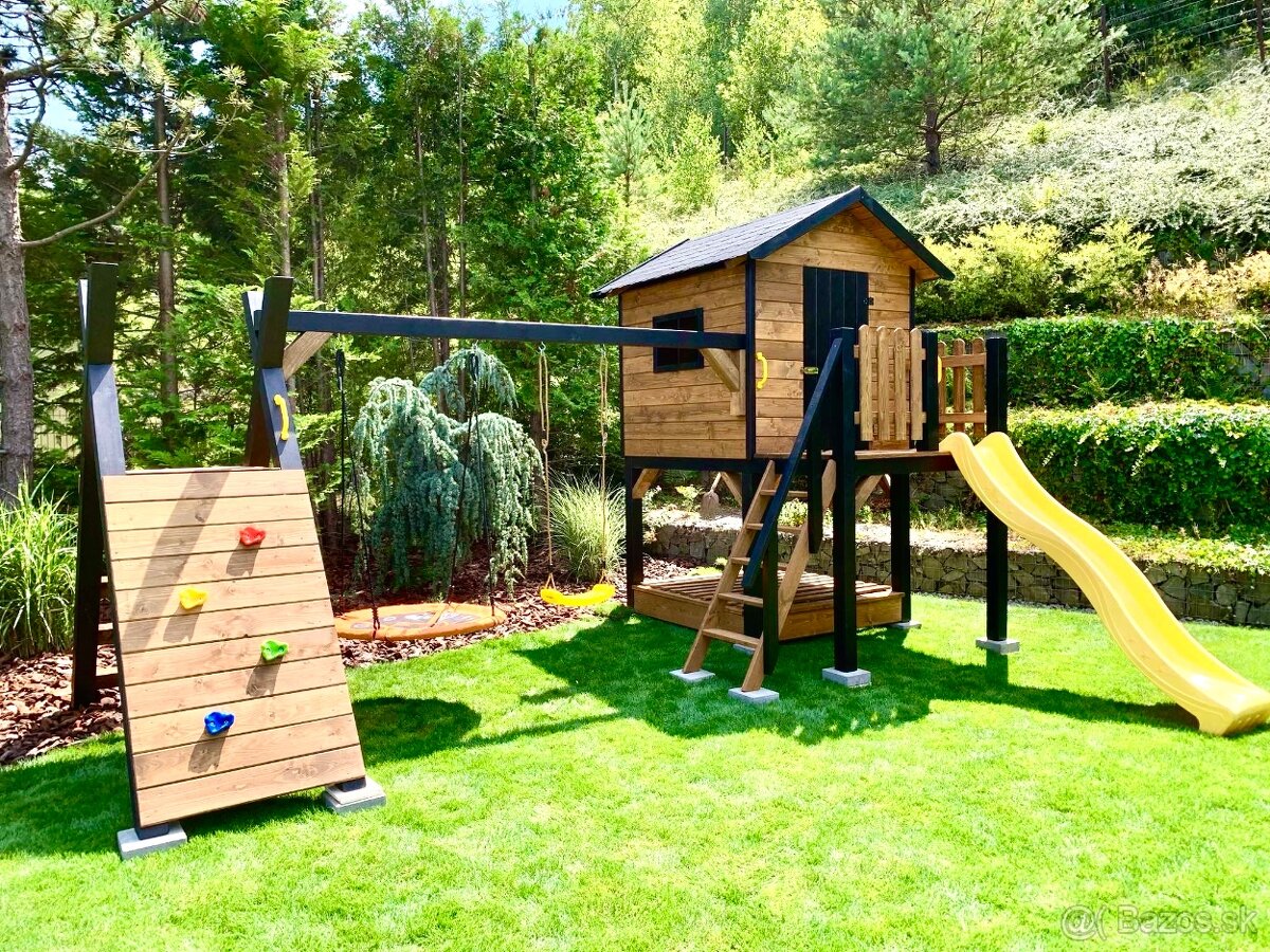 Detské záhradné ihrisko/domček + pieskovisko