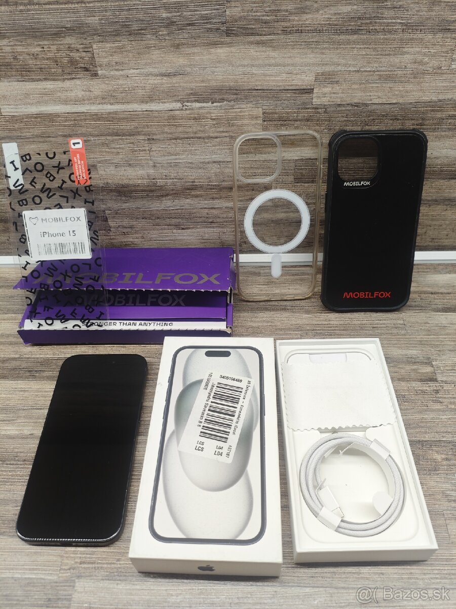 Predám Iphone 15 128GB, cierny