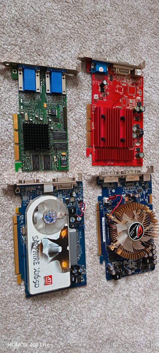 AGP a PCIE Grafické karty