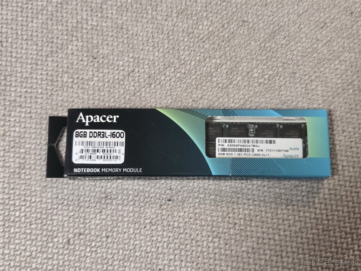 Apacer 8G DDR3 1600MHz