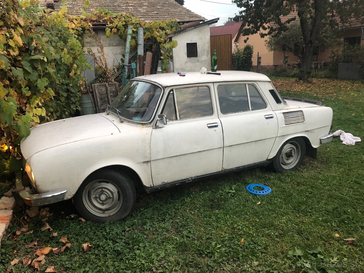 Skoda 100 s TP a ŠPZ+ druha na ND