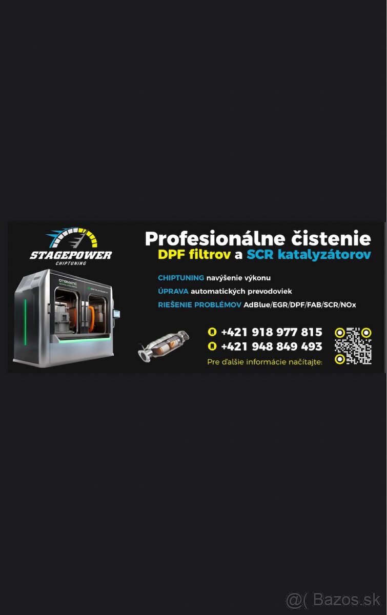 Profesionálne čistenie DPF filtrov a softvérové úpravy .