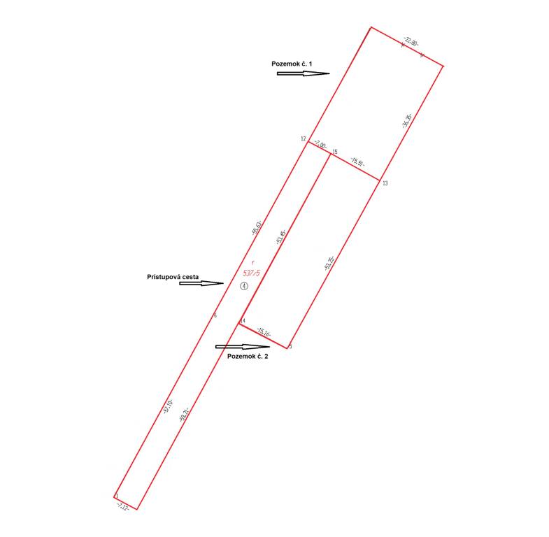 NA PREDAJ - Pozemok s výmerou 801 m2 SÚLOVCE, okr. Topoľčany