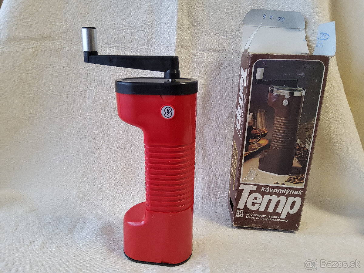 retro ručný mlynček na kávu TEMP