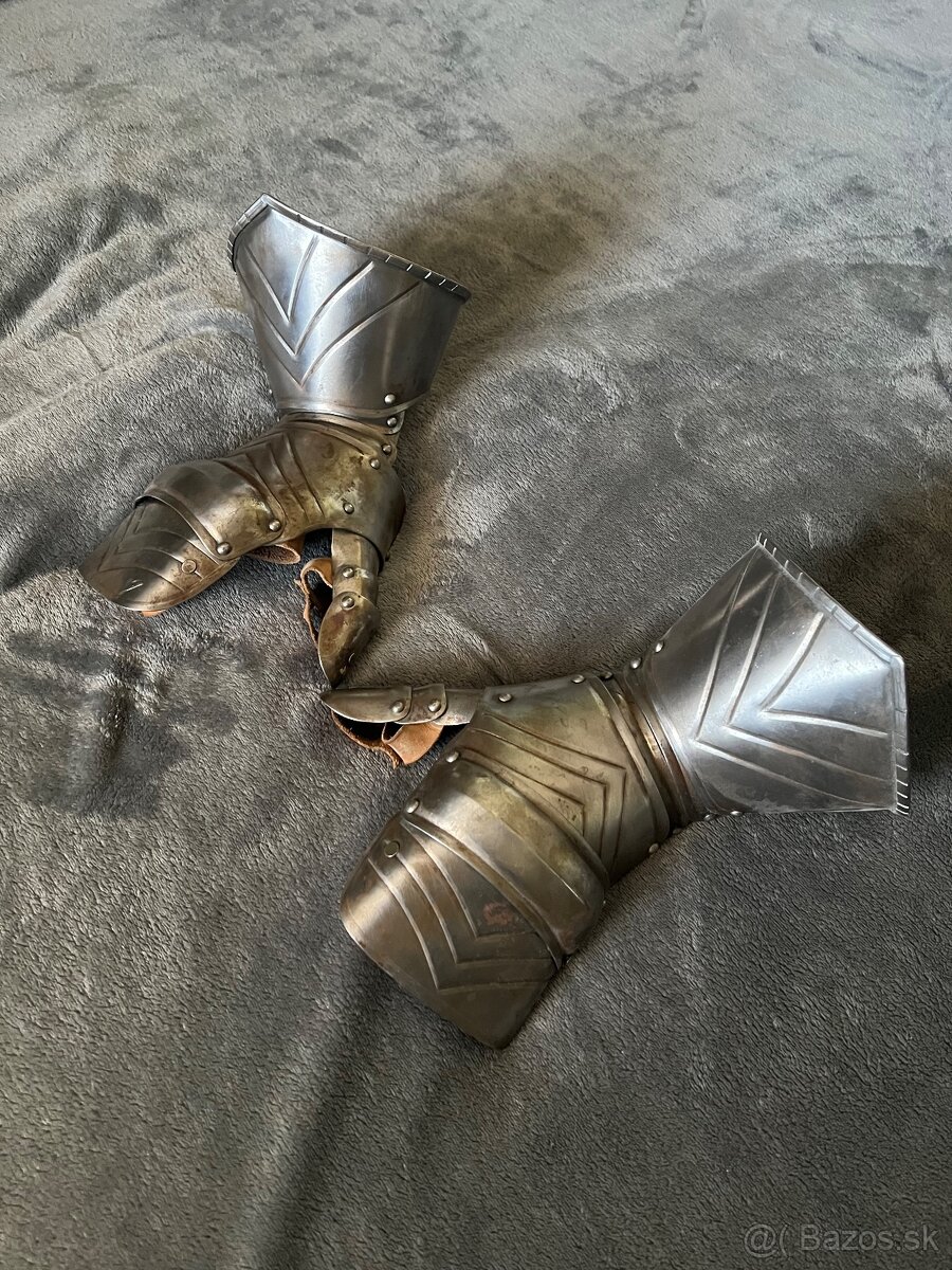 Plechové rukavice – LARP, reenactment, cospay