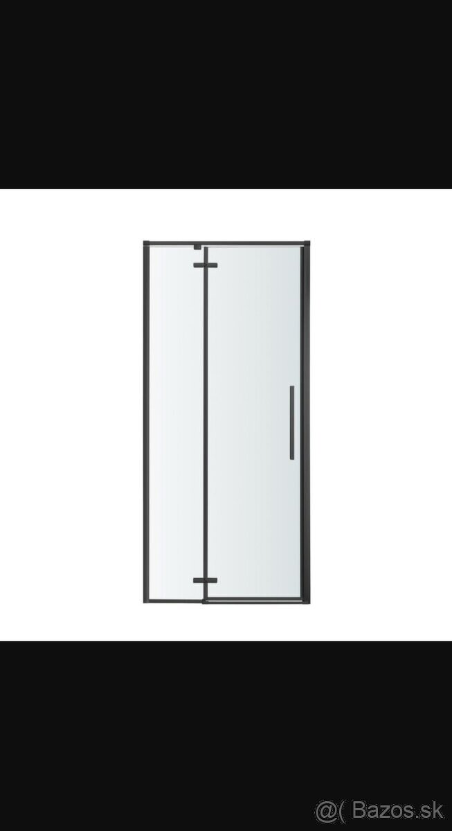 Predám sprchové dvere elizi čierne 90cm