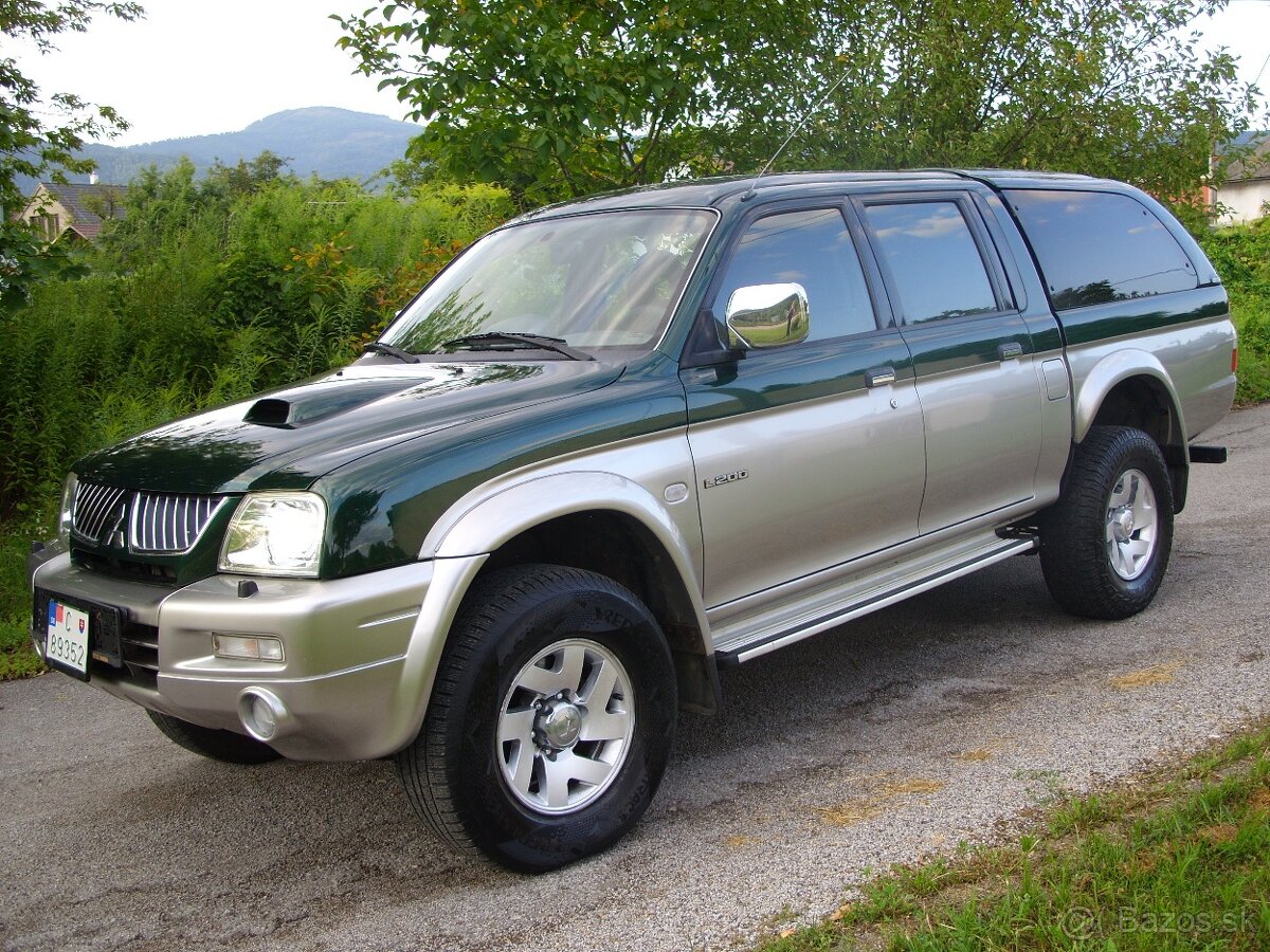 Mitsubishi L200 2,5 TD 4x4 Redukcia Zadná Uzávierka