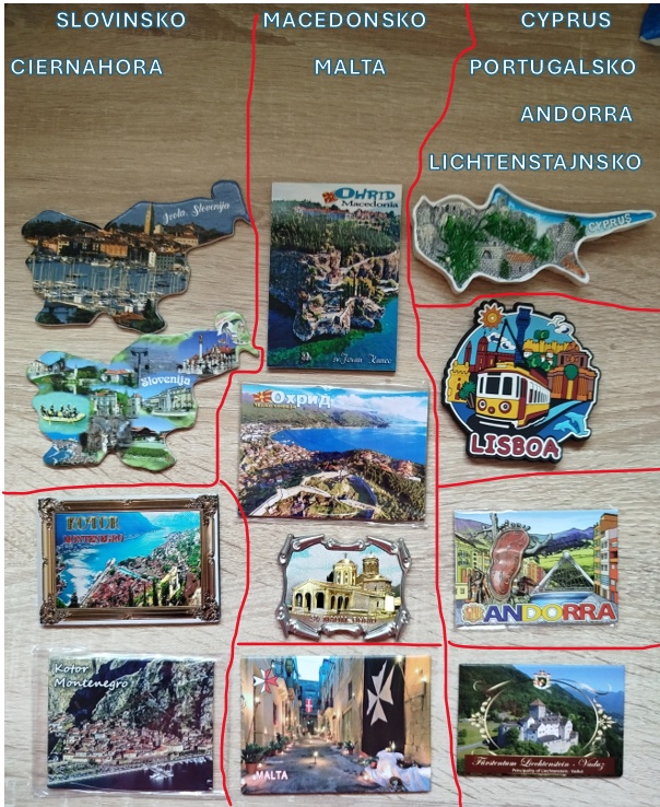 Predám magnetky, prevazne z Europy