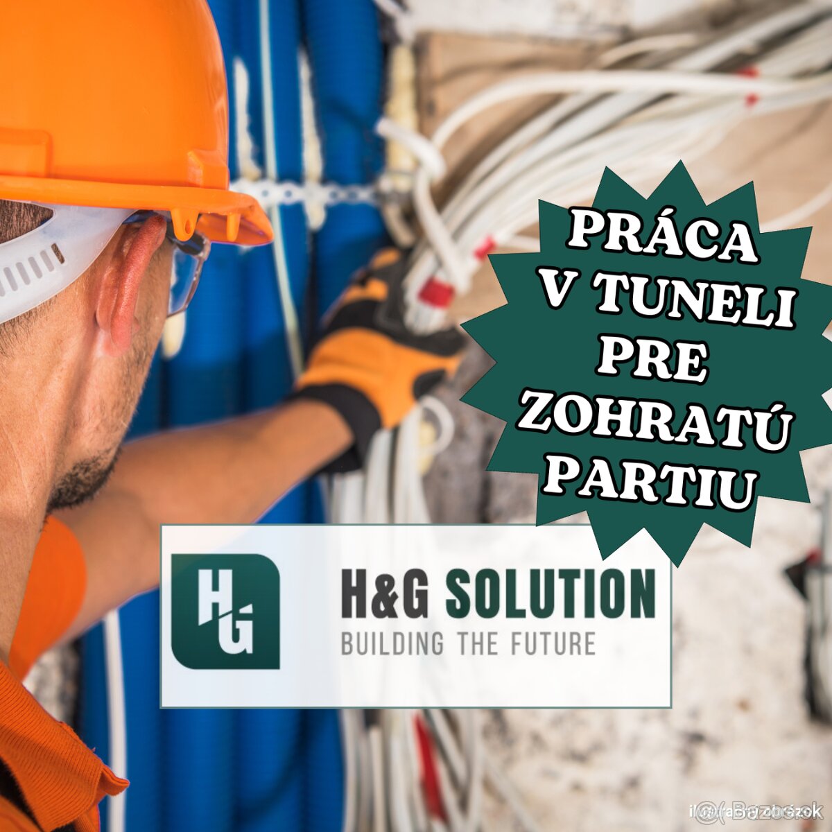 Elektroinštalačné práce v tuneli v Rakúsku