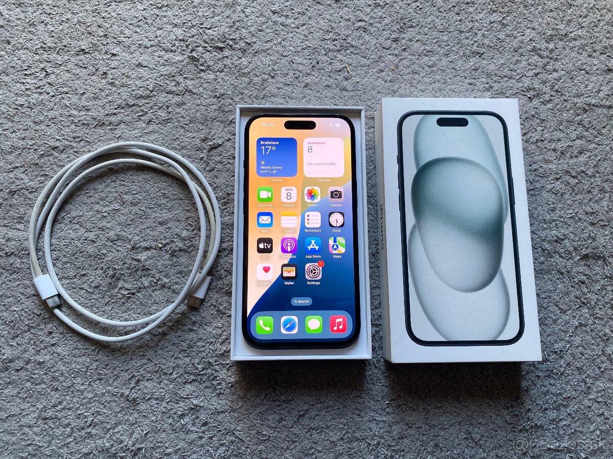 Iphone 15 128GB Čierny