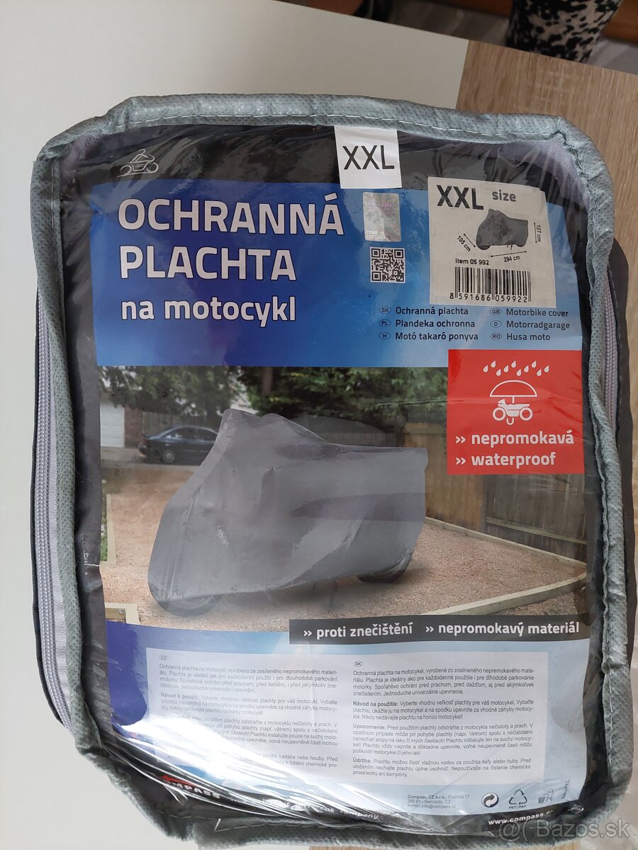 Ochranná plachta na motocykel XXL