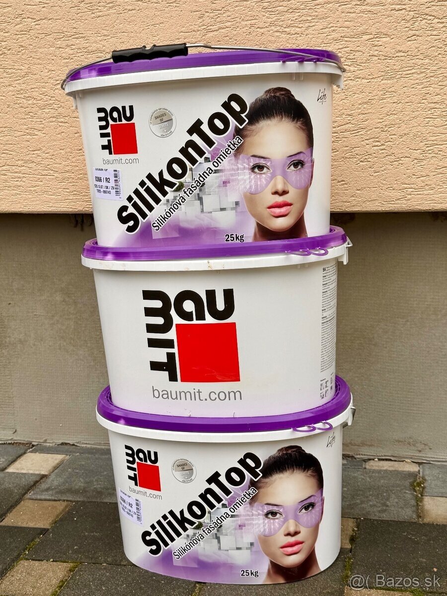 Fasádná omietka BAUMIT Silikon Top 0366/R2.