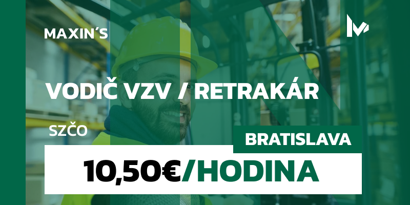 Retrakár – atraktívna mzda a ubytovanie zdarma (p090)