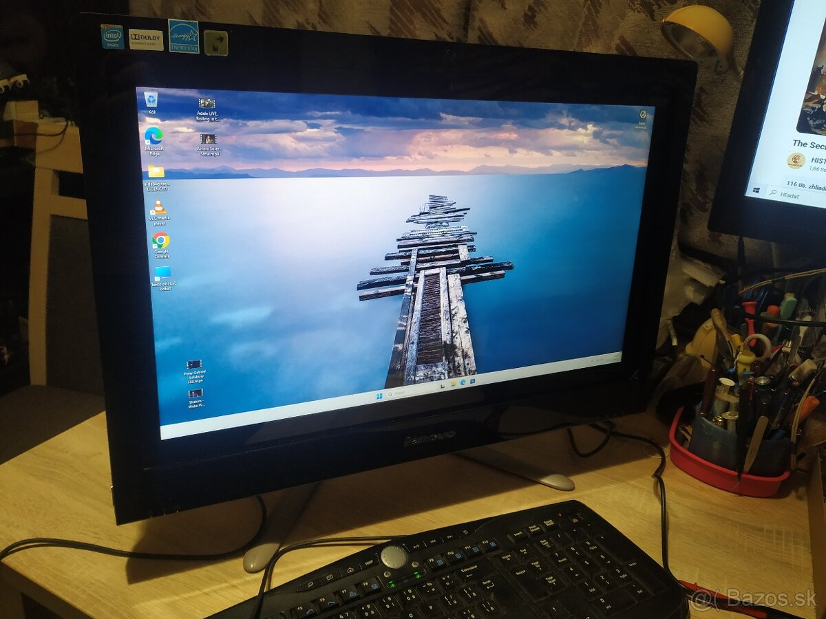 All in one Lenovo. i5-4 jadro. Dotyková obrazovka. 2 x disk.