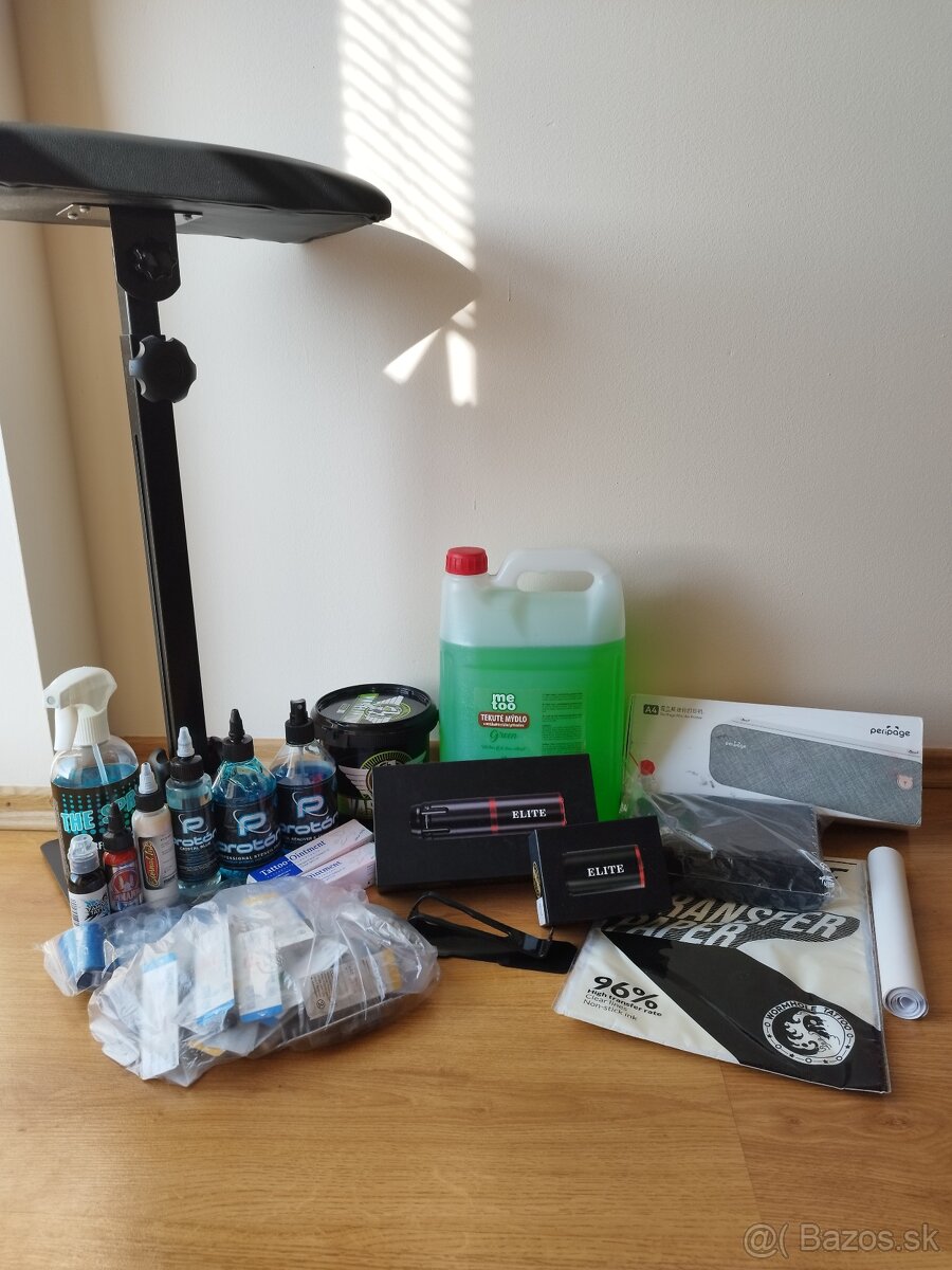 Tetovací strojček Elite fly V2 termo tlačiareň príslušenstvo