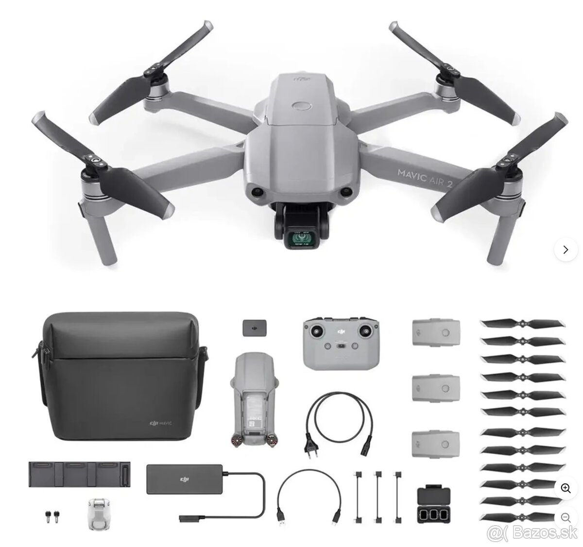 DJI Mavic Air 2 Fly More Combo, 128GB SD Gratis,2 sady vrtul