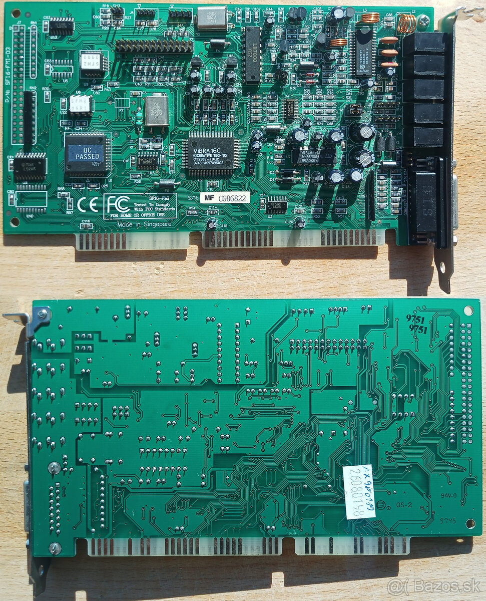ISA PnP Zvukové karty.