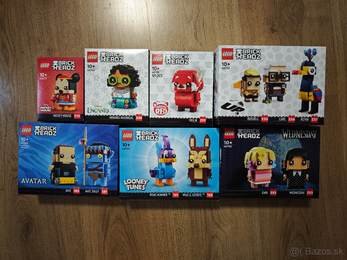 Nové lego Brickheadz sety - osobne v BA