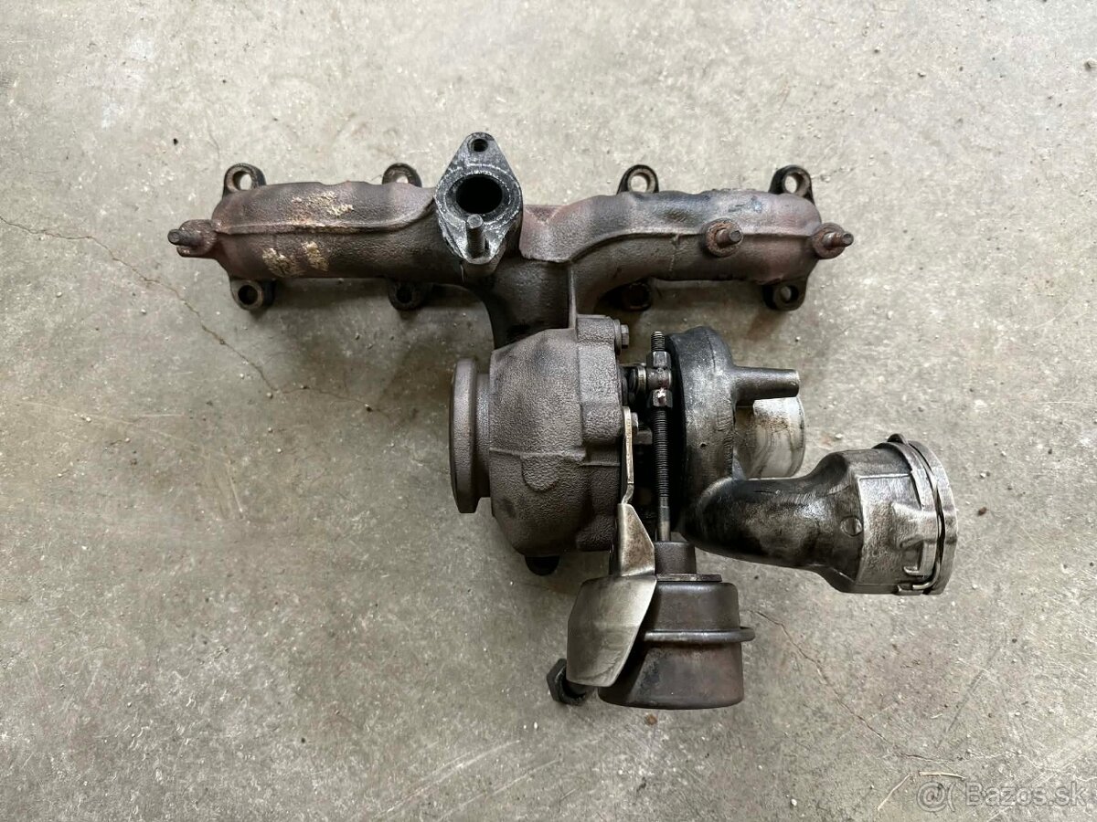 Nefunkčné turbodúchadlo 038253014G