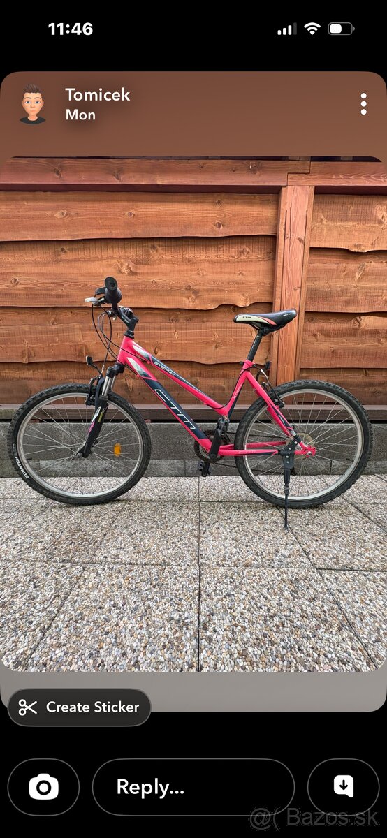 Predam horsky damsky bicikel