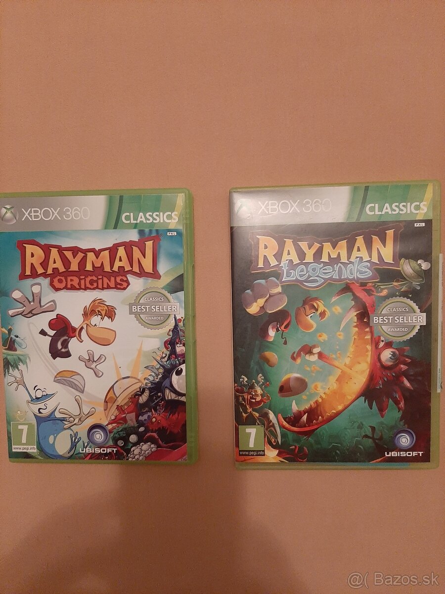 Xbox 360 hry Rayman Origns a Rayman Legends