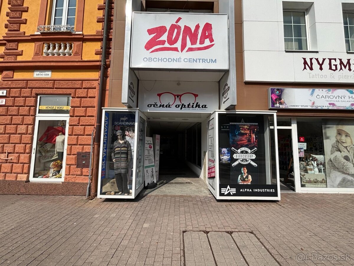 Prenájom obchodného priestoru v centre mesta Poprad