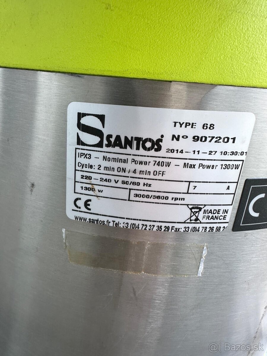 Odšťavovač -centrifúga Santos