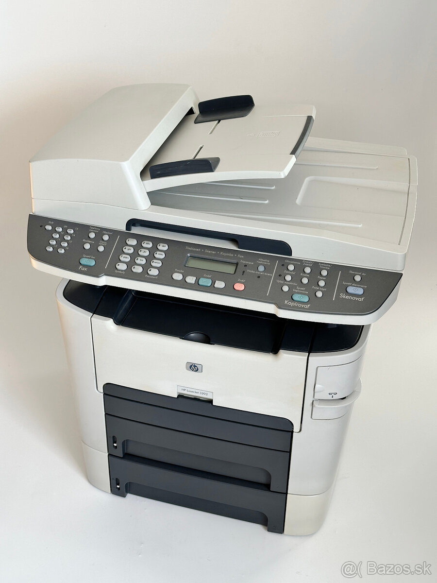 Multifunkčná tlačiareň HP LaserJet 3392 s novým tonerom