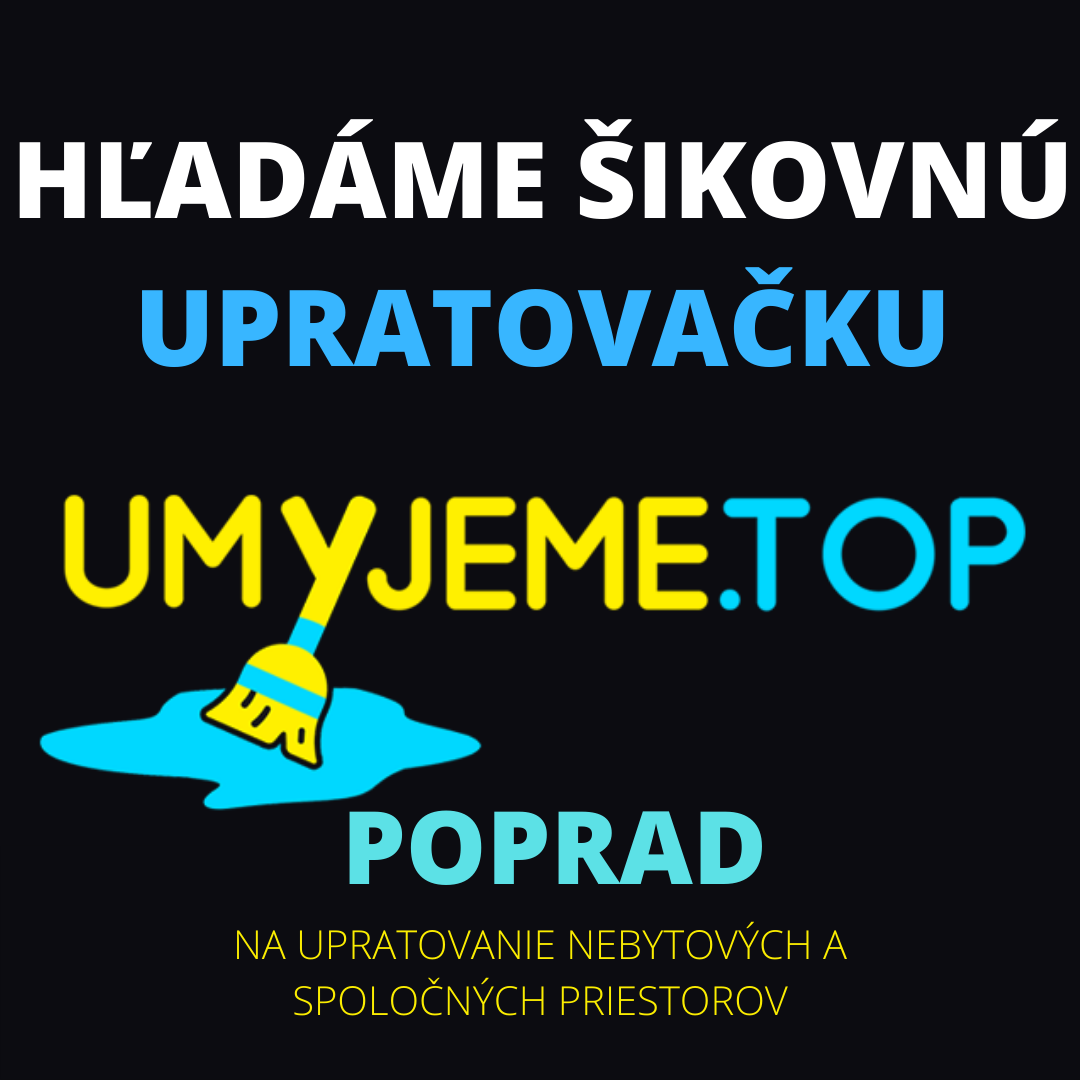 Hľadá sa Upratovačka v Poprade