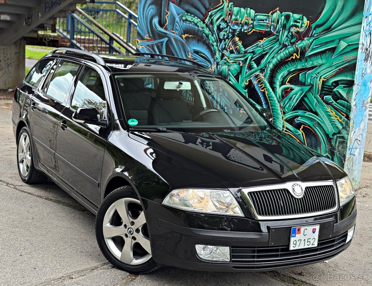 ŠKODA OCTAVIA II 1.9TDI BEZ DPF ELEGANCE NAVI+ ŤAŽNÉ+SENZORY