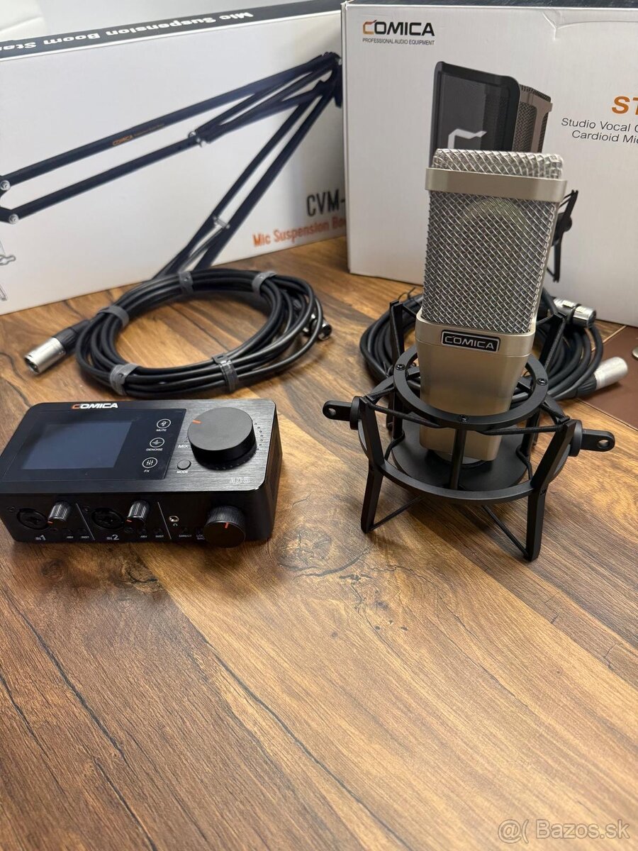 Vybavenie podcastového štúdia