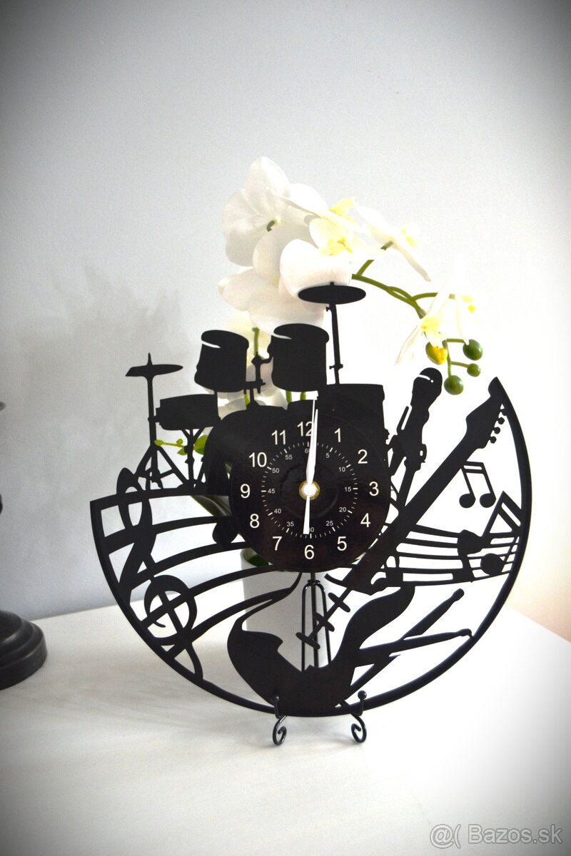 Melody Clock Rock, dizajnové hodiny z vinylovej LP platne