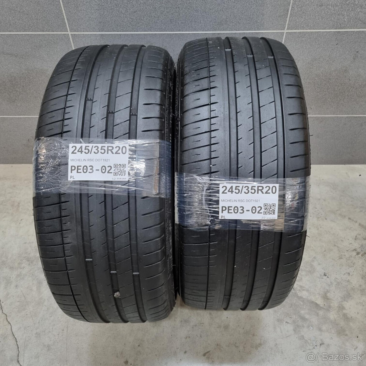 Letné pneumatiky 245/35R20 MICHELIN RSC DOT1921