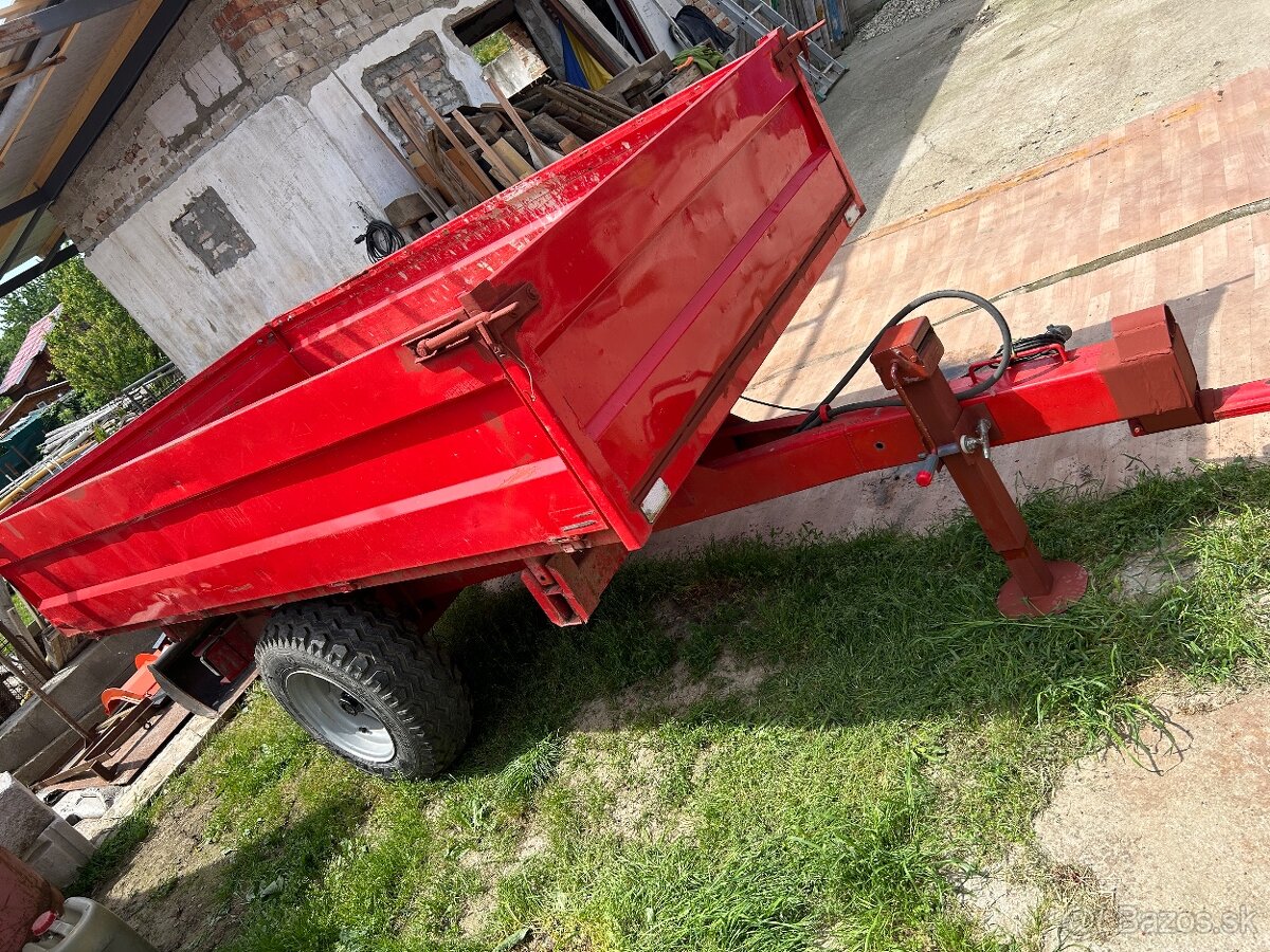 Sklápacia vlečka za malotraktor/traktor