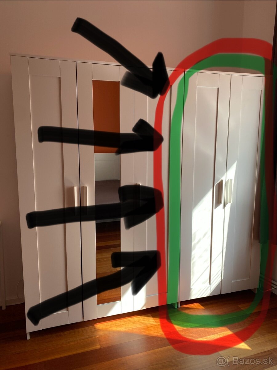 Skrina Brimnes z Ikea