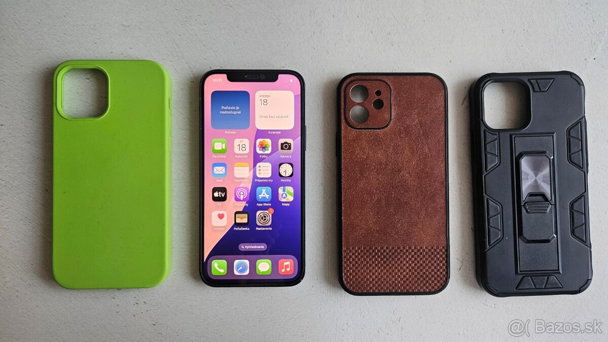 Apple iPhone 12 tmavý - 64GB, zdravie 85%