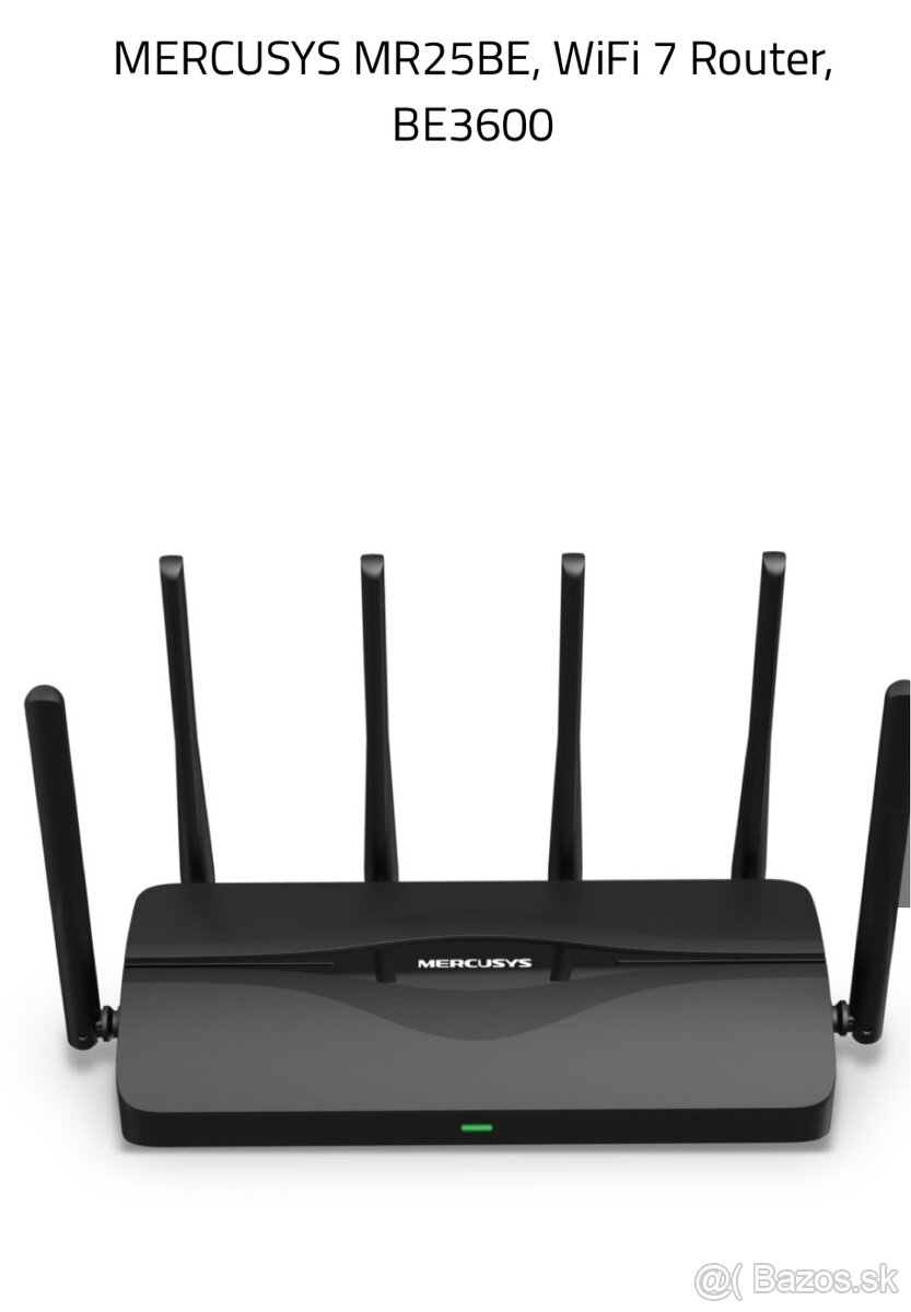 MERCUSYS MR25BE, WiFi 7 Router, BE3600