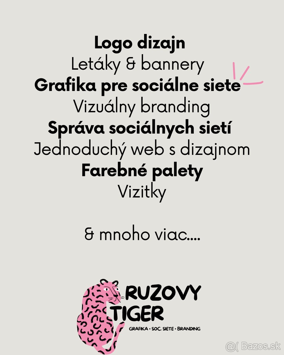 Grafické služby – logo, web, vizitky, sociálne siete