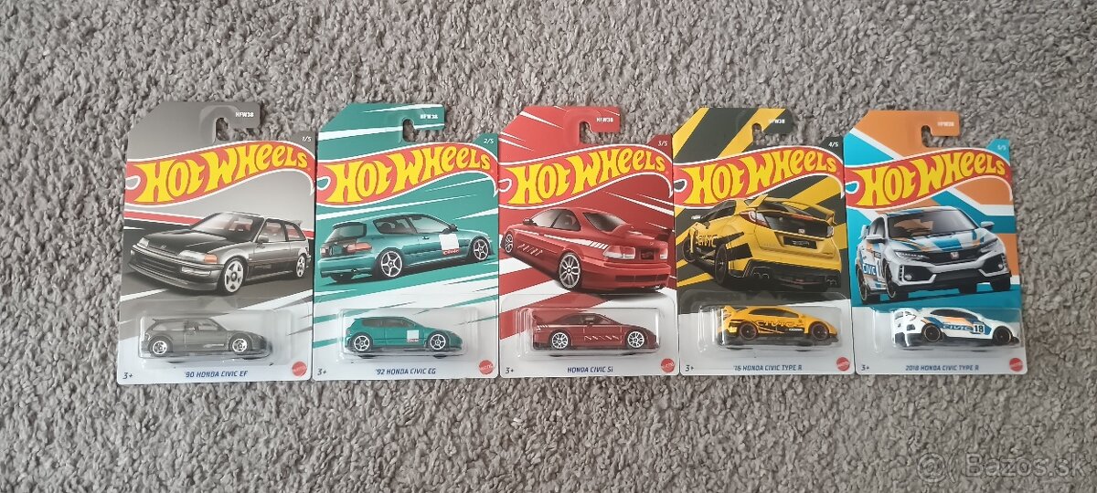 Hot Wheels - Honda Civic sada