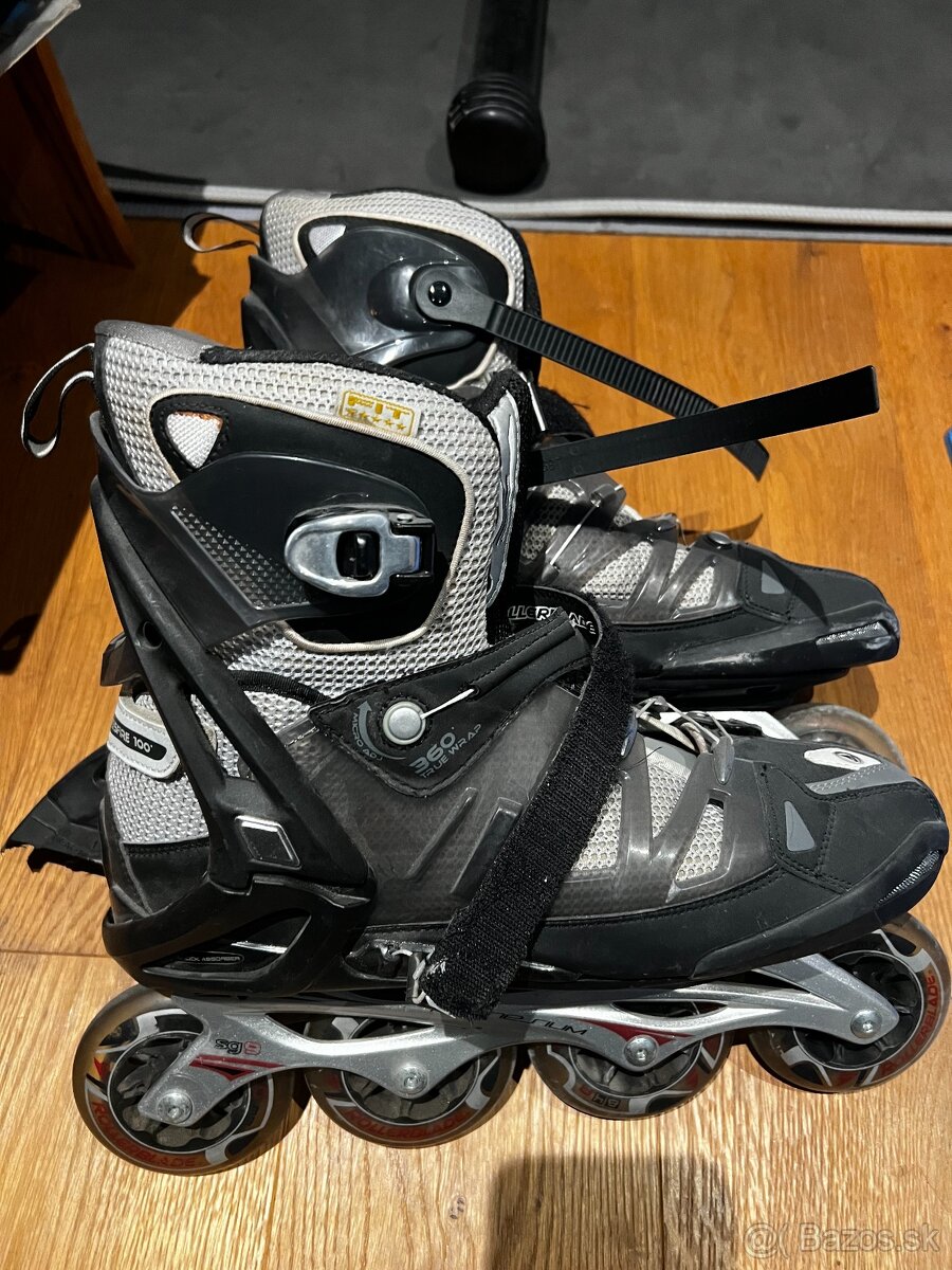 Inline korčule Rollerblade Crossfire 100, 90mm/84A, 47.5