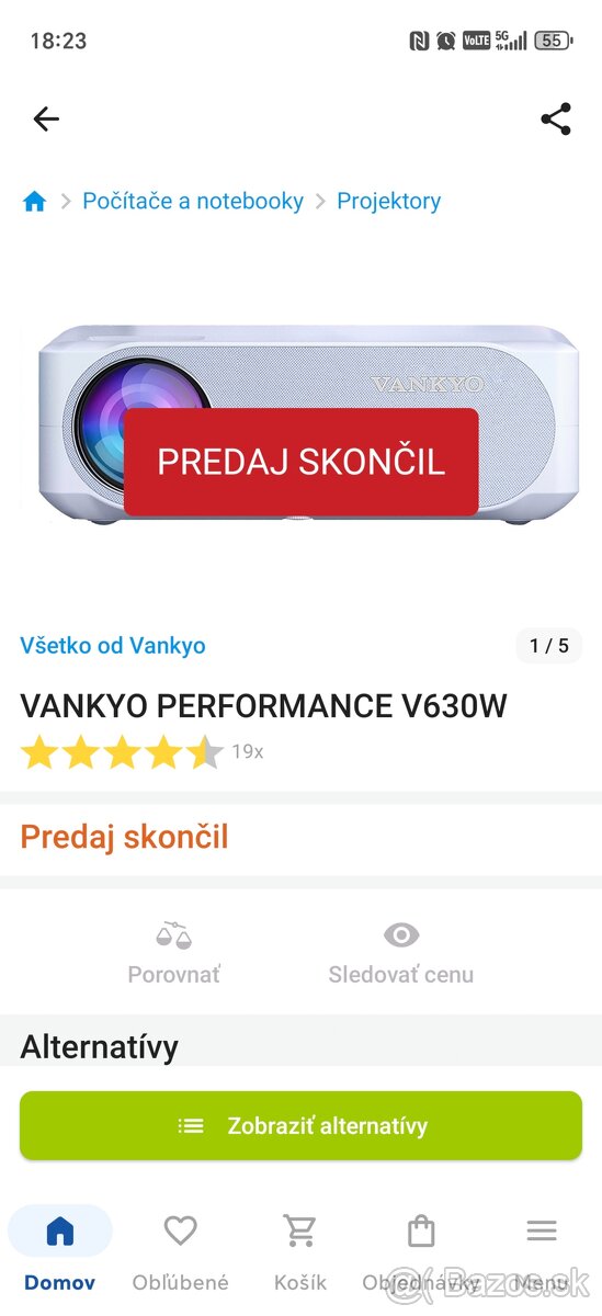 Vankyo PERFORMANCE V630W