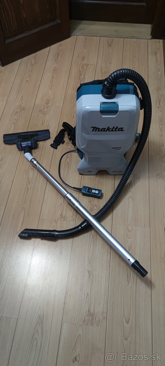 Predám vysávač Makita DVC660Z chrbtový akumulátorový